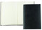 DELMON VARONE - Ersatz Notizbuch DIN A5 - Format 150 x 215 mm - Ersatz-Notizbücher 288 Seiten cremefarbenes Papier, ohne Linien und schwarzen Einband