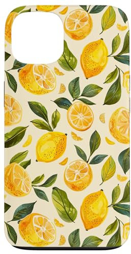 Hülle für iPhone 13 Aquarell Zitrone Sommer Limonade Zitrusfrucht