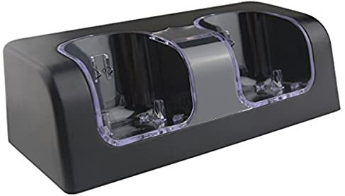 2 IN 1 Controller Ladestation mit 2- wiederaufladbaren Batterien und LED- Anzeigen für Wii Controller