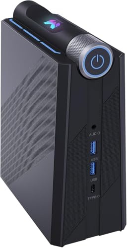 MegaPC Phantom Series - Mini computadora de escritorio para juegos AMD Ryzen 9 6900HX | SSD DDR5 NVMe | Interruptor de rendimiento de 3 modos, pantalla triple 4K, WiFi 6, Bluetooth 5.2 de Phantom