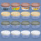 16PCS Food Containers with Lids, 300ML,4 Colors,Reusable Packaging Boxes,Plastic Food Containers with Lids,Reusable Stackable Small Storage Pots for Lunch, Yoghurt, Snack, Microwave Freezer Safe