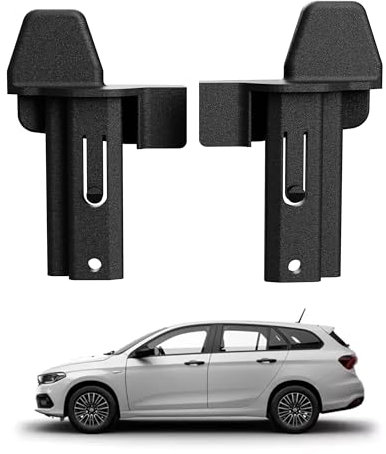 Tredify verstärkte Stifte für Fiat Tipo SW Hutablage, Schwarz, Metall oder robuster Kunststoff, 4mm x 25mm