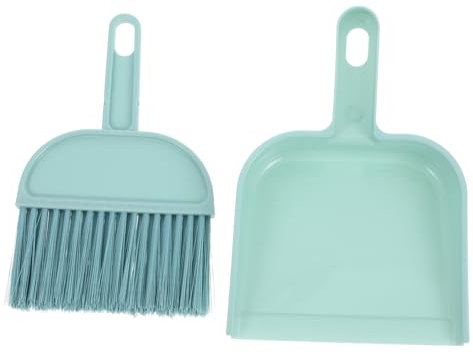 SOLUSTRE Kleinem Besen Und Kehrset Kompaktes Kehrset Mit Bürste Effektives Reinigungstool Für Schreibtische Kleiner Handbesen Und