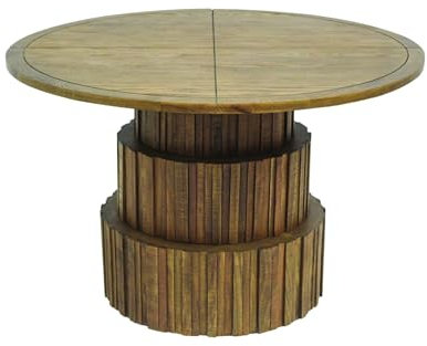 Garden Pleasure Interia Home & Living Esstisch NADI Tisch Wohnzimmertisch Küchentisch Holztisch Mango, lackiert Maße ca.: L120xB120xH77cm