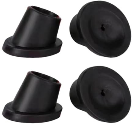 SZLIFE Lot de 4 Protection Pied de Chaise, Embouts de Rechange En Caoutchouc pour Pieds Inclinables,Capuchons de Protection pour Pieds de Chaise, pour Armoire, Table de Bureau, Canapé, 25 mm