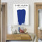 QSDTGHUIKP Yves Klein Blau Poster Abstrakt Yves Klein Leinwand Wandkunst Ästhetische Drucke Ästhetische Malerei Blaues Bild für Wohnkultur 40x55cmx1 ungerahmt