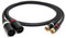 enoaudio Mogami 2534 Quad Cable pares (L,R) Estéreo | Neutrik RCA – XLR macho | HiFi - 1,5 m