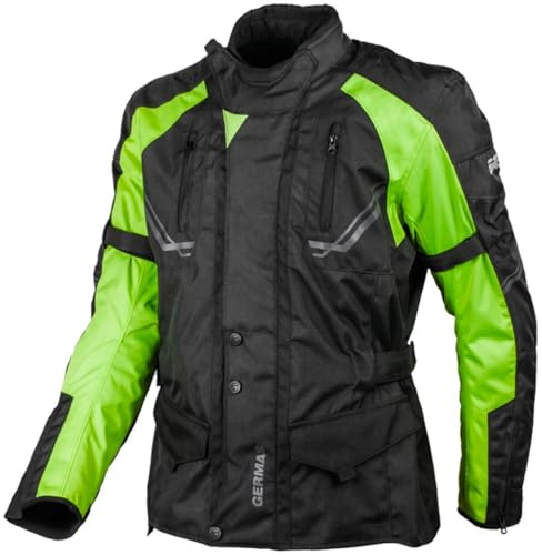 gms Taylor Motorrad Textiljacke, schwarz/gelb, 11XL | Motorradjacke