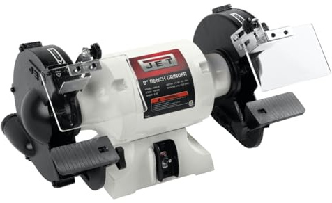 JET 8-Inch Bench Grinder, No Wheels, 1725 RPM, 1/2 HP, 115V 1Ph (Model JWBG-8NW)