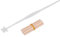 10 Stück Violin Sound Post Set, Holz Violine Säule Fichte Sound-Post Edelstahl Sound Post Setter Installiertes Werkzeug Musikinstrumentenzubehör