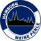 Essbarer Tortenaufleger Hamburg Meine Perle // Kuchendekoration Hansestadt Hamburg (Zuckerpapier)