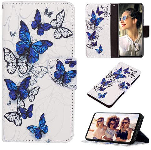 SAMSUNG A12 COLOR CASO (mariposa blanca)