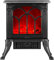 ARDES - AR354 Camino Elettrico Ceramico Effetto Legna Ardente CAMINO' JR, Caminetto Elettrico Fiamma Regolabile e Termostato, Stufa Finto Camino Elettrica, Stufa Elettrica Effetto Camino Classico Nero