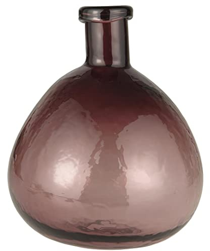 Glasballon Glasflasche Malva Glas mundgeblasen von Ib Laursen