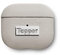 Tapper Sand Leder / Silber Hülle für AirPods (3. Generation)