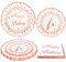 Paquete de 120 platos de fiesta de oro rosa y blanco, juego de vajilla de oro rosa y blanco, platos de fiesta de cumpleaños para niñas, platos de cumpleaños de oro rosa, servilletas, decoración de