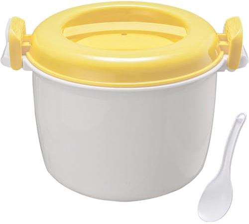 Cuiseur À Riz Au Micro-Ondes 1800 Pot Résistant Aux Hautes Températures Récipient Alimentaire Batterie De Cuisine De pour Micro-Ondes Cuiseur À Riz Antiadhésif