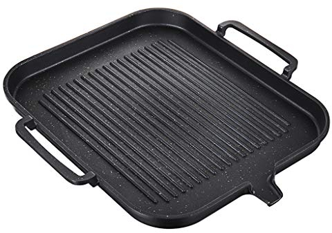 Sartén antiadherente para barbacoa Teppanyaki, sartén de aleación de aluminio, sartén para carne de camping