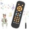 YISKY Baby TV Fernbedienung Spielzeug mit Licht und Ton, Baby Realistic TV Fernbedienung, Babyspielzeug Fernbedienung, frühes pädagogisches Musikspielzeug mit Englisch/Französisch/Spanisch