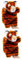 TOBBOMEY 2st Geschichte Erzählende Marionette Handpuppe Geschichte Marionette Tiger Marionette Coffee
