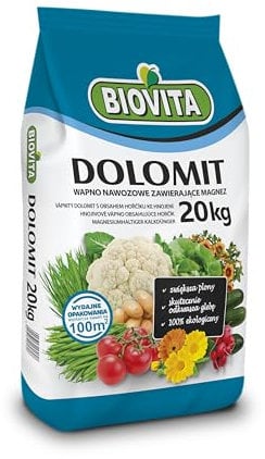 BIOVITA Dolomit Calcium- und Magnesiumdünger Öko-Dünger für Pflanzen (20)