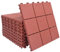 ShGaxin Baldosas de terraza 10 uds, Piscina Terraza, Suelo Madera Exterior, Tarima Exterior, Suelos Terraza, Suelo Jardin Exterior, plástico Rojo 30,5x30,5 cm