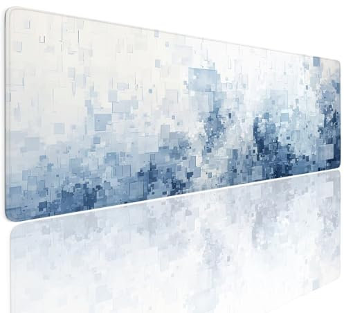 Tapis de Souris Gamer Abstrait Grand Tapis de Souris Gaming XXL 1600x800x4mm Mouse Pad Mat Antidérapant Imperméable sous-Main Bureau Gamer Large Multifonction Mousepad Haute Précision et Vitesse 4-4