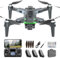 HYTOBP S166 Drohne mit Kamera 4K Erwachsene, GPS Drone mit 3 Kameras/Akkus, FPV RC Quadrocopter mit Bürstenlos Motor, Automatische Rückkehr, Niedrige Batterierückgabe, Follow Me, unter 249g
