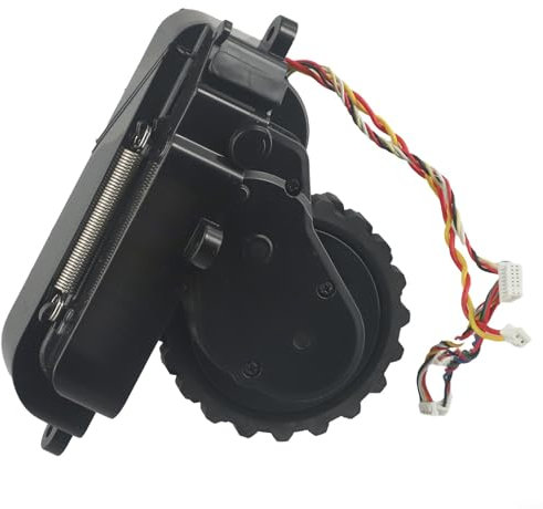 Puupaa Rueda de aspiradora robot para Conga 3490 3590 3690 3790 3890 3290 3390 para Cecotec para Conga 1690 Pro pieza de repuesto para aspiradora (derecha)