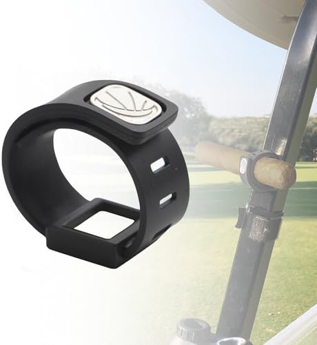 Magnetischer Golf Zigarrenhalter passt 34 bis 70 Ring - Clip Outdoor Zigarrenständer Clips für Golf, Angeln, Grillen, Camping, 1 PC