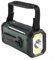 EpheyFIF Radio Solar Portátil 10000mAh con Manivela, AM/FM, Linterna 3 Modos, Cargador USB y SOS, 16cm Compacta para Emergencias y Camping(Green)