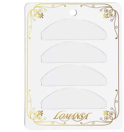 Lomansa Almohadillas para lifting de pestañas, solo para permanentes n.º 1, ultrafinas y adhesivas, se pueden utilizar varias veces como parches para los ojos o cinta de elevación de pestañas para el