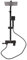 Black Shower Mixer Bar Modern 3-Function Anti-Calc System 46x13.8x9.44 in / 117x34x24cm Overhead Rainfall Shower Head and Hose Set, Handheld Mixer for Bathroom, Height Adjustable Riser Rail