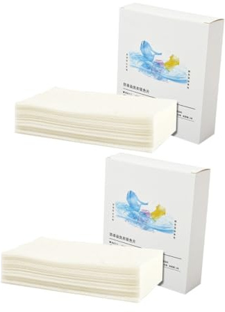 VICASKY 2 Boxes Color Absorption Laundry Washing Machine Supply Cross Dyeing Stain Cloth Paper for Clothes Durable Toughness Easy Use