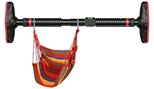 Reckstangen für Kinder und Erwachsene, Klimmzugstange für den Innenbereich, Türrange für den Innenbereich, Türrahmengarage, verstellbar auf 71–150 cm, mit Schaukelsicherheitslast 300 kg (97)