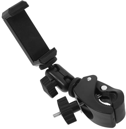 AKOOSY Lyre para Clarinete Ajustable con Rotación Soporte Móvil para Banda de Marcha Compatible con Smartphones Clip Seguro y Resistente para Partituras y Teléfono