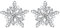 iSuperb Ohrstecker Ohrringe Silber 925 Schneeflocke Kristallohrringe mit Zirkonia Modernes Design für Weihnachten Geschenke (Schneeflocke-Ohrringe)