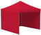 Vispronet Profi Faltpavillon/Faltzelt Basic 3 x 3 m, rot (3 Zeltwände) - weitere Farben und Größen lieferbar
