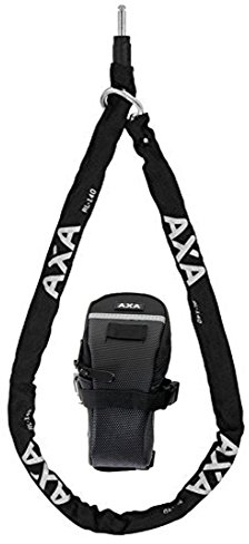 Einsteckkette RLC 140 cm lang + Tasche für Rahmenschloss AXA Defender + Victory
