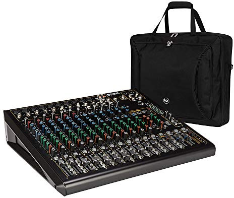 RCF F-16XR 12 Kanal Mischpult Aufnahme Karaoke FX Schreibtisch + Tasche