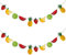 Amosfun 2 stücke Sommer Obst Thema Party Banner Fahnen Baby Shower Geburtstage Party Supplies Wassermelone Banane Kiwi Ananas Form Girlande Flagge Banner Tropical Party Dekoration
