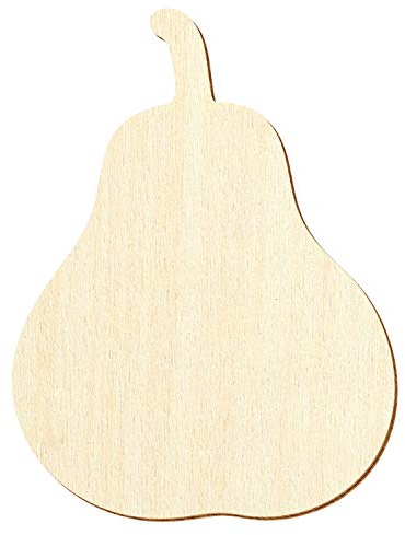 Holz Birne - Deko Zuschnitte 3-50cm