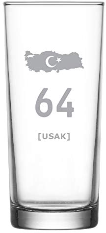 Raki Gläser mit Gravur Glas Bardagi Bardak Rakigläser 2 Stück Türkiye Türkei 64 Usak