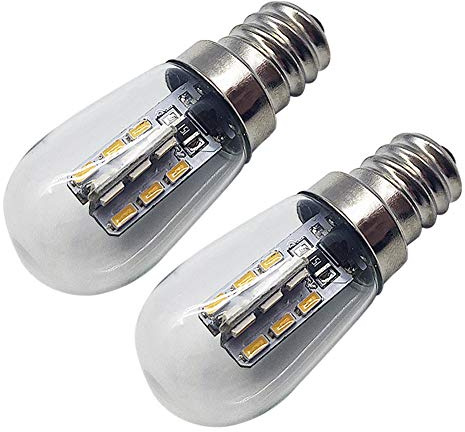 Ruiandsion E12 LED Bulb 220V AC Screw Base LED Replacement Bulb Upgrade for Candles Lights Home Bedroom Decor Lights,Warm White 3000K (Pack of 2)