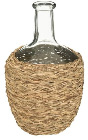 Atmosphera - Vase Dame Jeanne Cuba - Verre - H31 cm