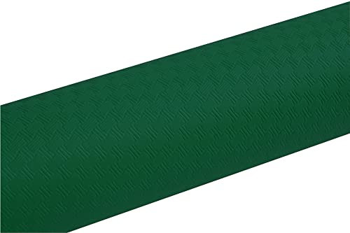 PRONAPPE - Réf. R800618I - Carton de 16 nappes jetables en papier gaufré - Rouleau de 6 M de long et 1,18 M de large - Gaufrage unique, esthétique et profond - Couleur vert sapin