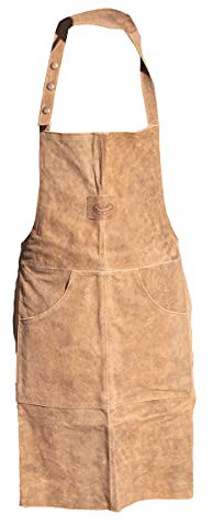 Antikas - Grillschürze, Leder, Braun, Unisex, Universalgröße