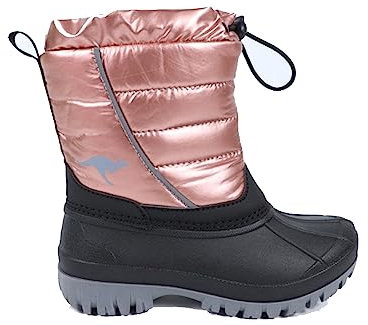 KangaROOS Mädchen K-ben Stiefel, Dusty Rose Metallic, 31 EU