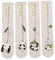 ARFUKA 4 Stück Lesezeichen Edelstahl Panda Bookmark Buchenzeichen Kleine Geschenke für Freunde Fraue Kinder Schüler Lehrer