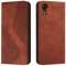 Mo-Somnus Kompatibel mit Samsung Galaxy Xcover 5 Hülle, Schutzhülle Samsung Xcover 5, Magnet PU Leder Tasche Handyhülle Samsung Xcover 5, Klappbar Samsung Xcover 5 Brieftasche Klapphülle (Braun)